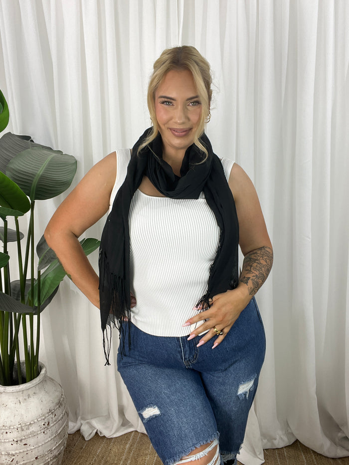 Robin Scarf- Black