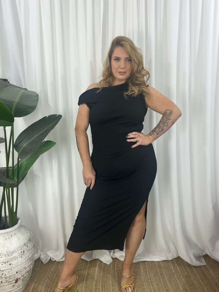 Rocher Dress- Black