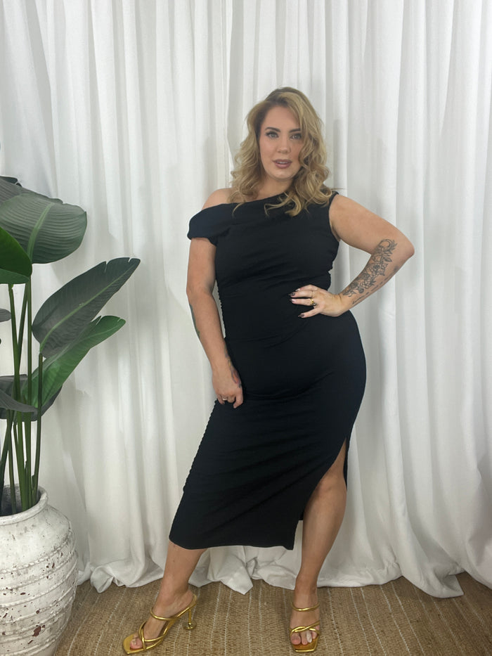 Rocher Dress- Black