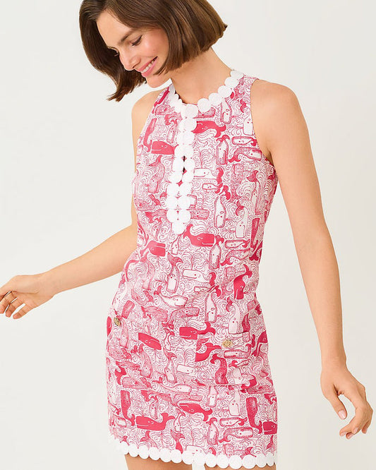 Lilly Pulitzer - Romey Shift Romper - Paradise Punch Thar She Blows