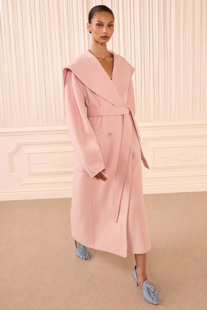 Rory Wool Coat - Powder