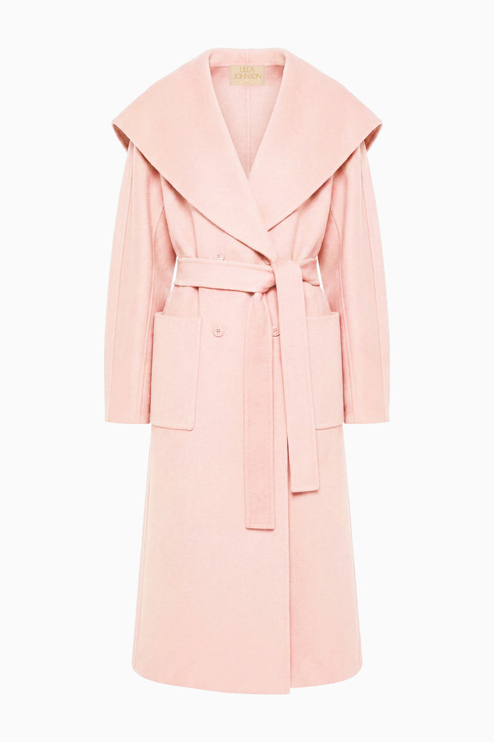 Rory Wool Coat - Powder