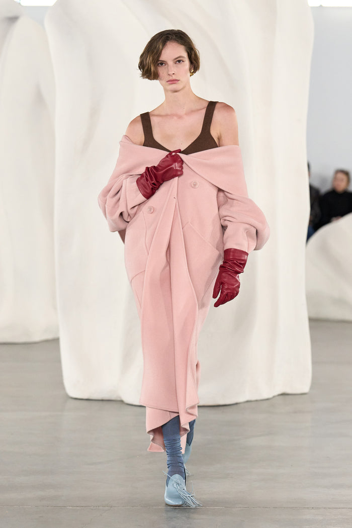Rory Wool Coat - Powder