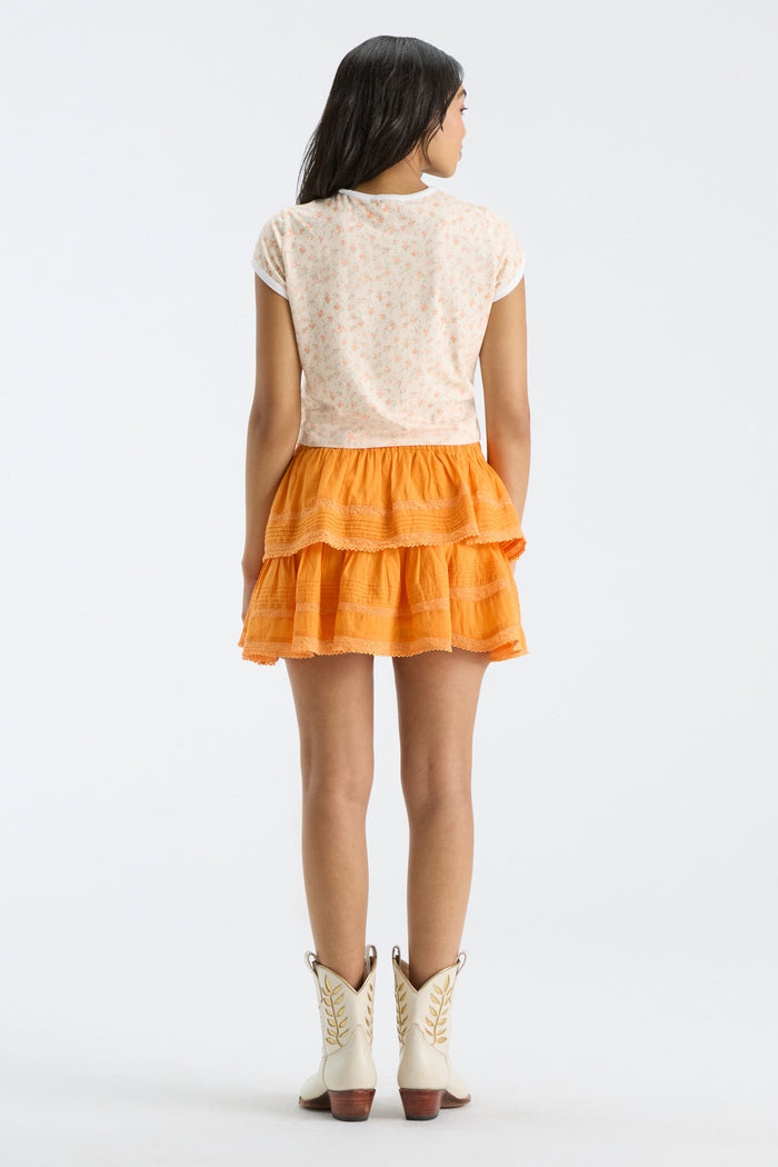 Ruffle Mini Skirt - TENNESSEE ORANGE