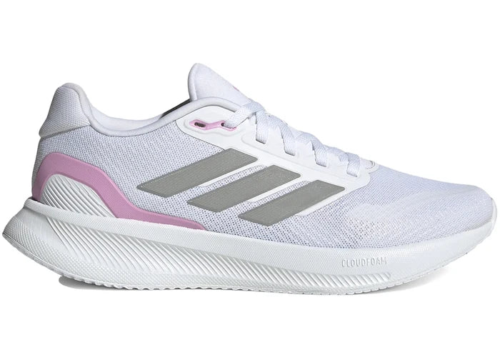 adidas Runfalcon 5 Cloud White Grey Strata Core Black Women 7.5 New