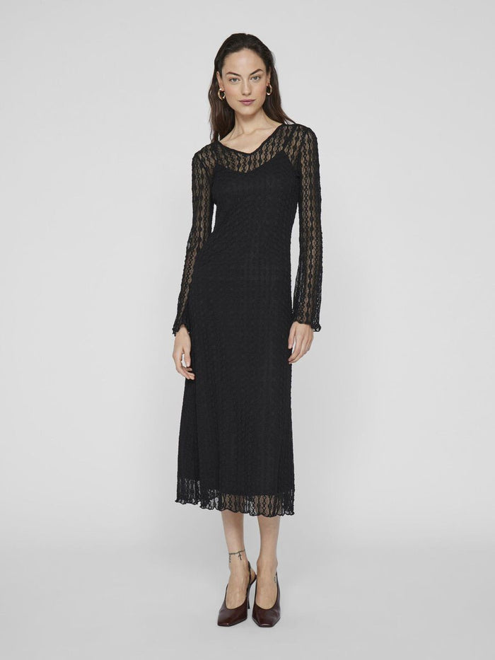Sabrina Midi Dress (Black)