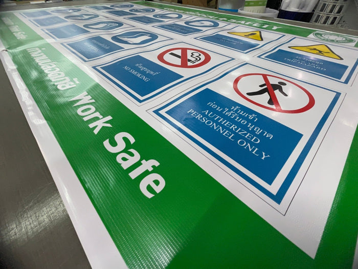 ป้ายปลอดภัยไว้ก่อน Safety First ติดผนัง งานคุณภาพสูง