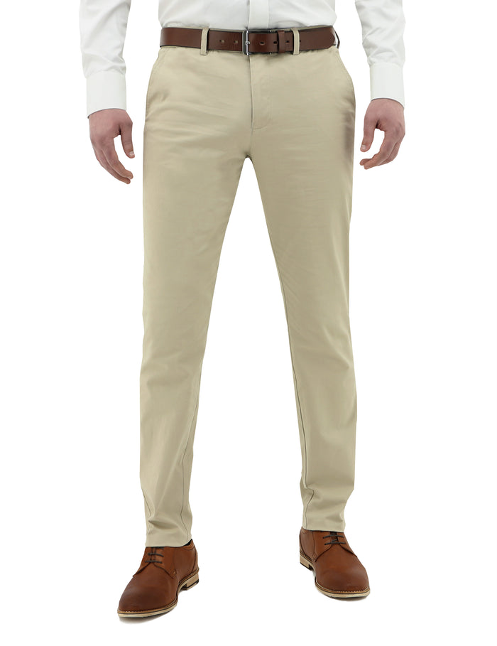 Sand 490 Cotton Stretch Slim Chino