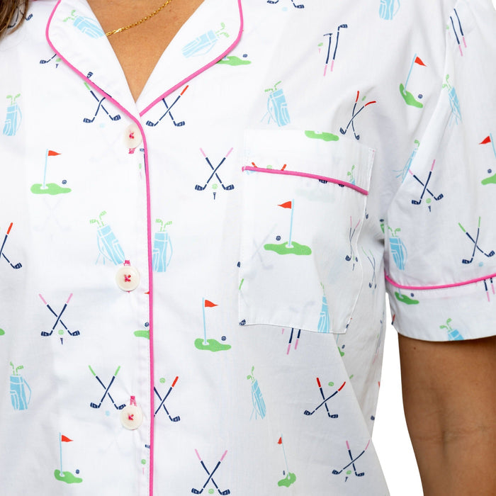 Sant and Abel Women's Golf Short PJ Set