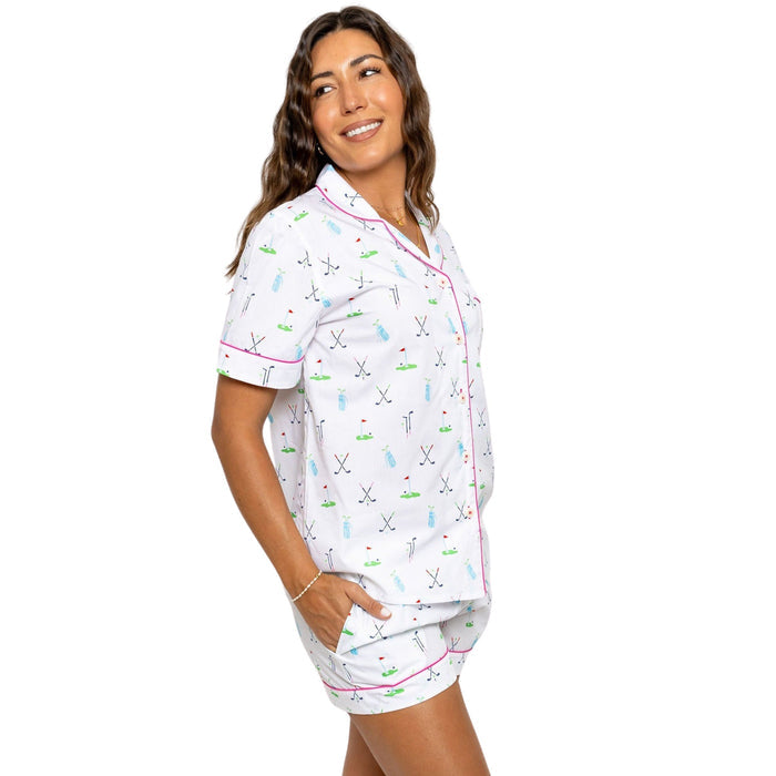 Sant and Abel Women's Golf Short PJ Set