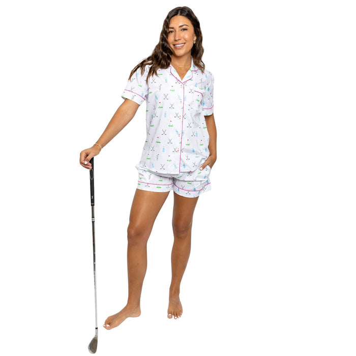 Sant and Abel Women's Golf Short PJ Set