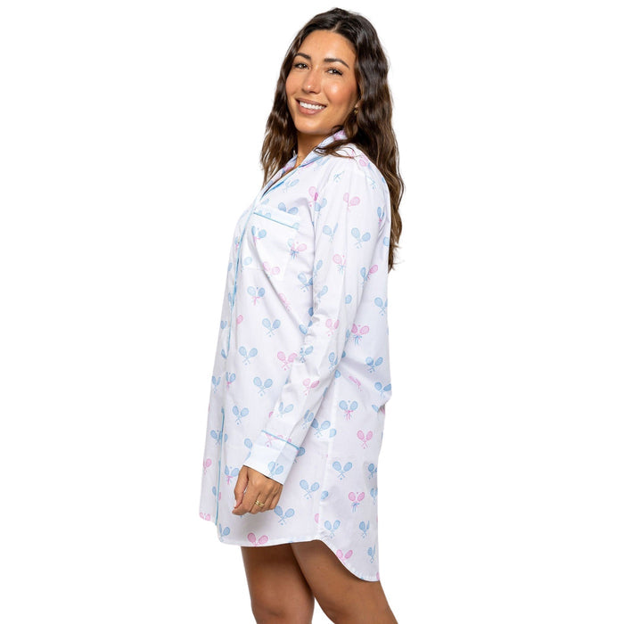 Sant and Abel Women's Tennis Bows Night Shirt