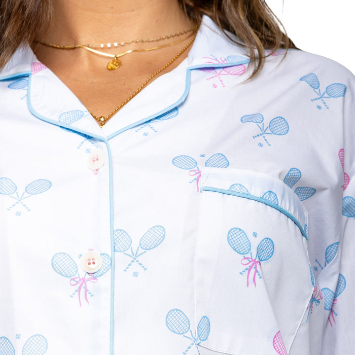 Sant and Abel Women's Tennis Bows Night Shirt