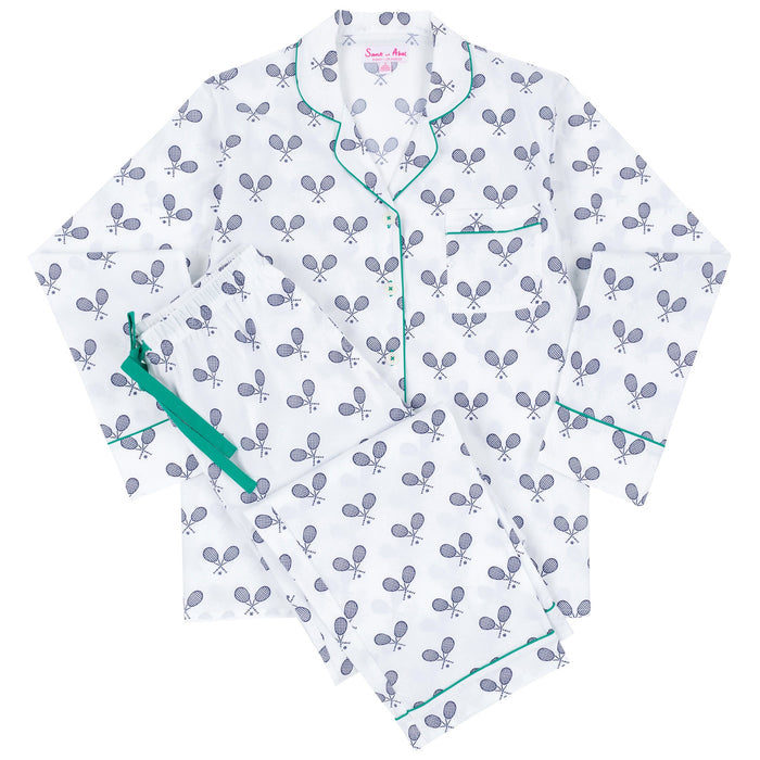 Sant and Abel Women's Tennis Long PJ Set