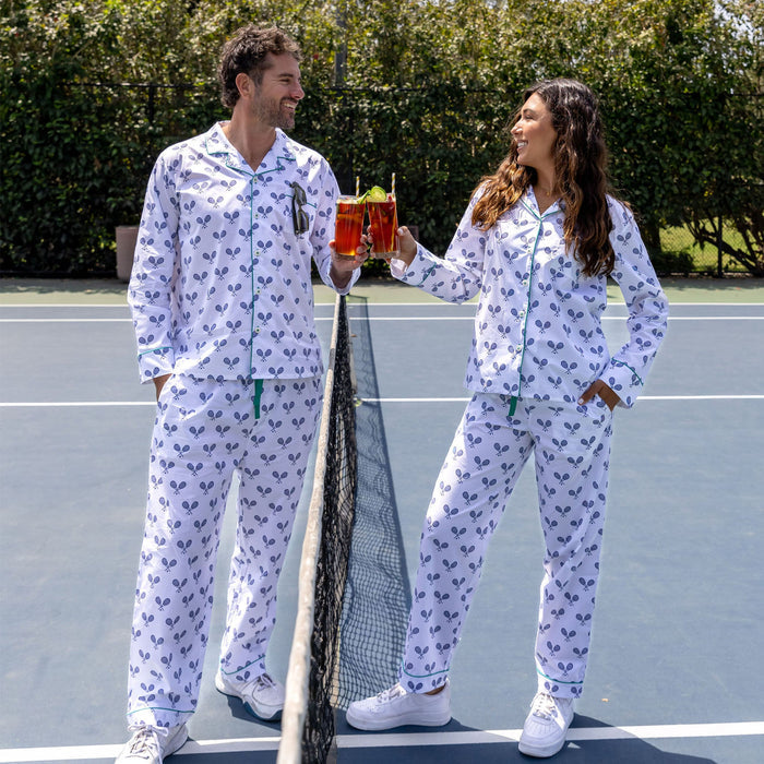 Sant and Abel Women's Tennis Long PJ Set