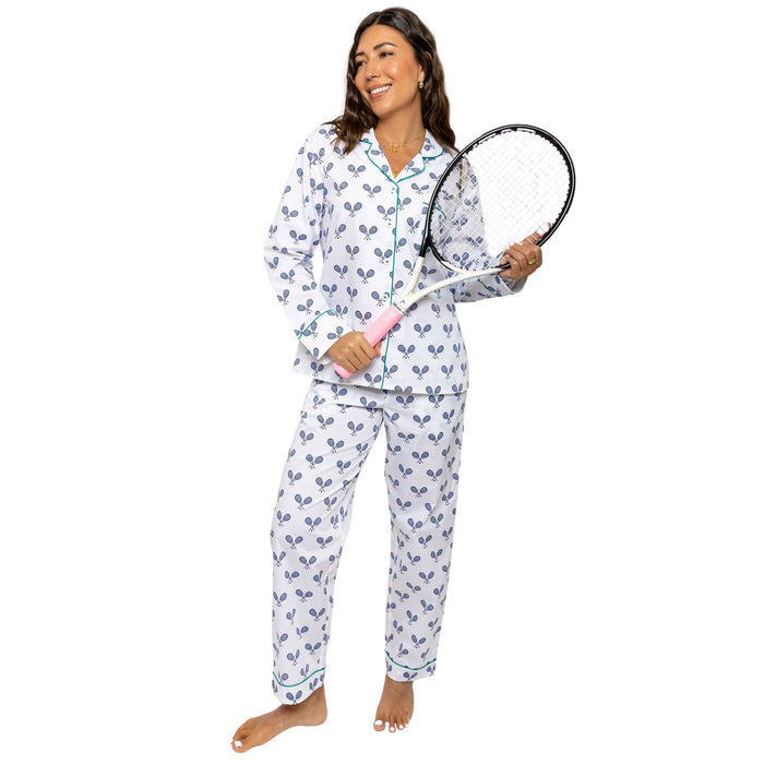 Sant and Abel Women's Tennis Long PJ Set