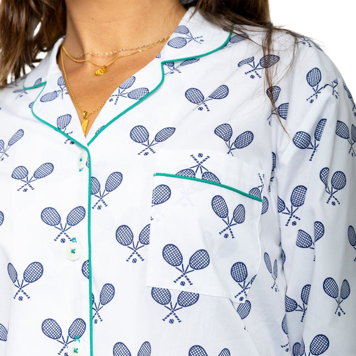 Sant and Abel Women's Tennis Long PJ Set