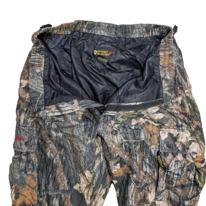 Scent Blocker Mossy Oak Hunting Trousers - Large - Army & Outdoors - Combat Trousers