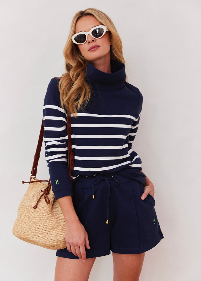 Seabreeze Short in French Terry (Navy)