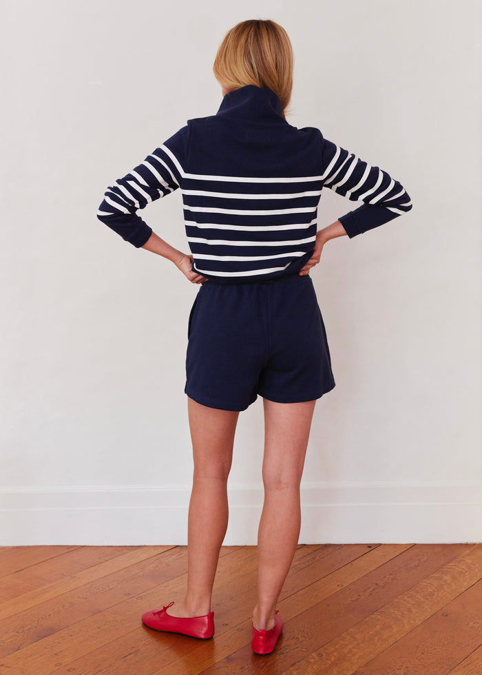 Seabreeze Short in French Terry (Navy)