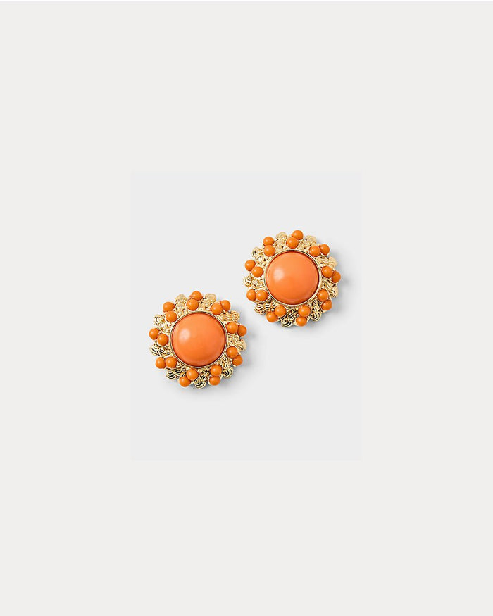 Lilly Pulitzer - Seaside Harbour Earrings - Sunset Orange