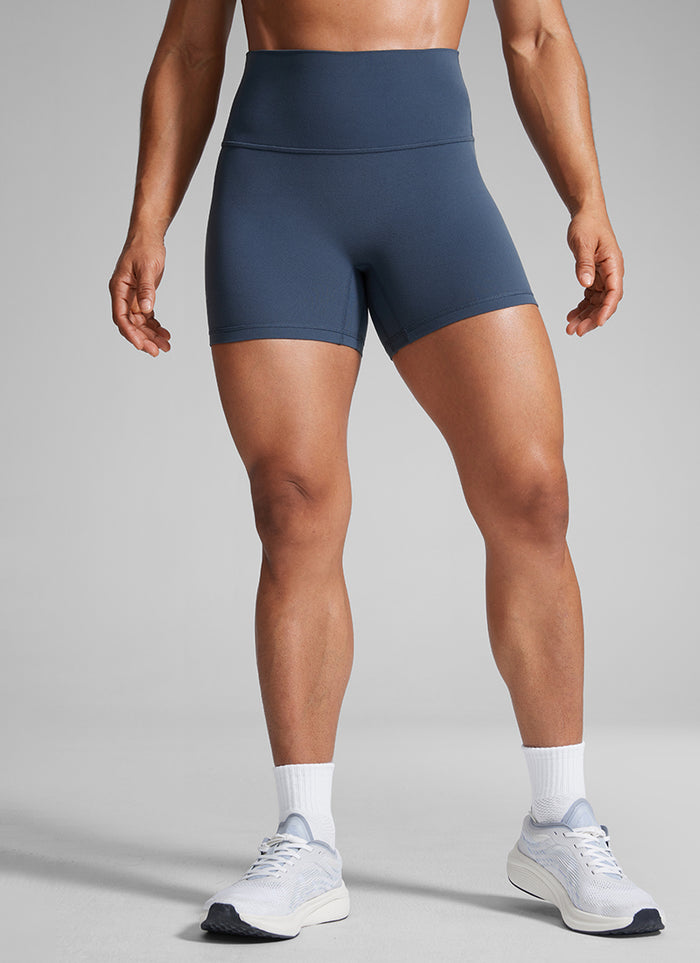 CRZ YOGA Womens Butterlift Scrunch Butt Atheletic Workout Biker Shorts Stelindigo
