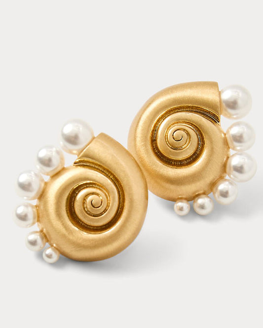 Lilly Pulitzer - Ship To Shore Stud Earrings - Gold Metallic