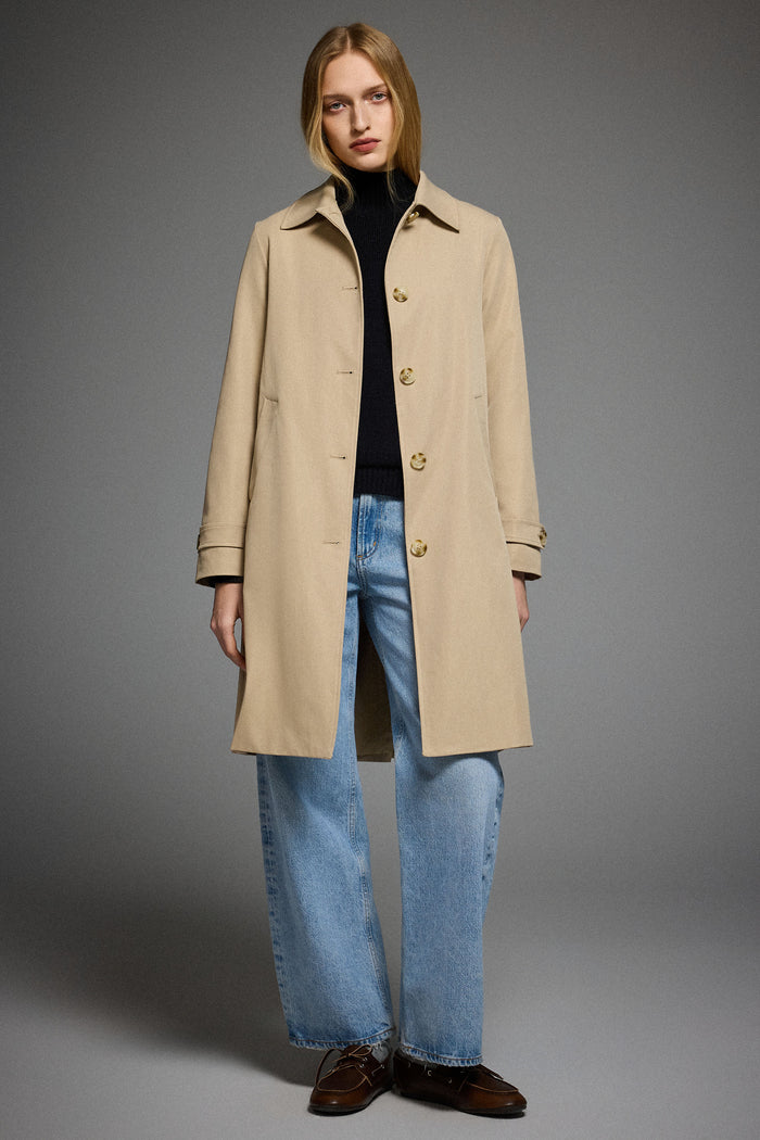 Single-Breasted Trench from Orolay - #color_Frosted Almond