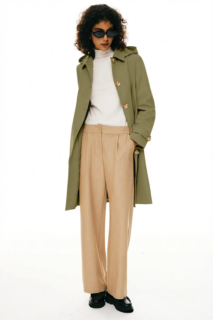 Detachable Hood / Army Green / XS