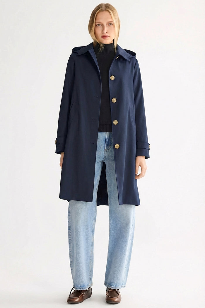 Detachable Hood / Navy / XS