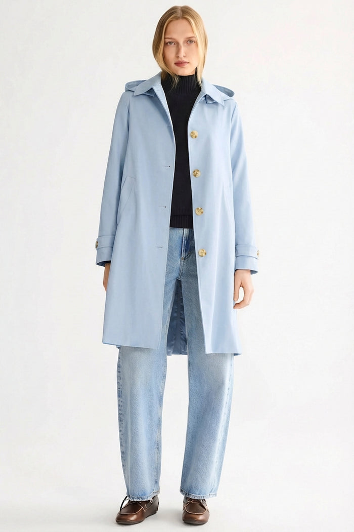 Detachable Hood / Light Blue / XS