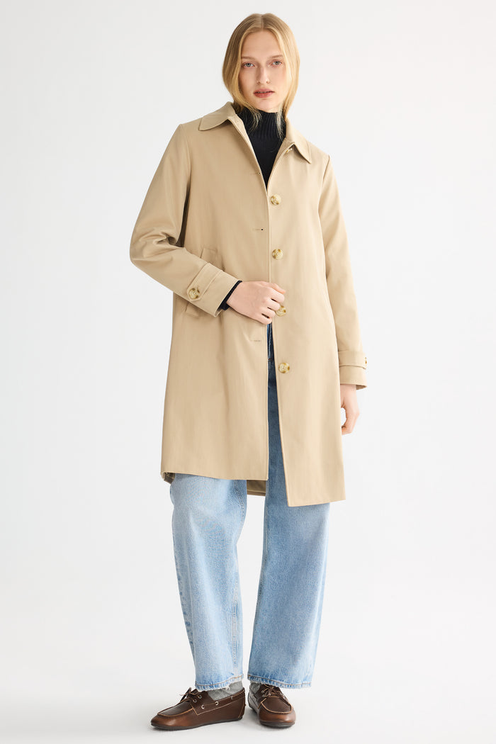 Single-Breasted Trench from Orolay - #color_Frosted Almond