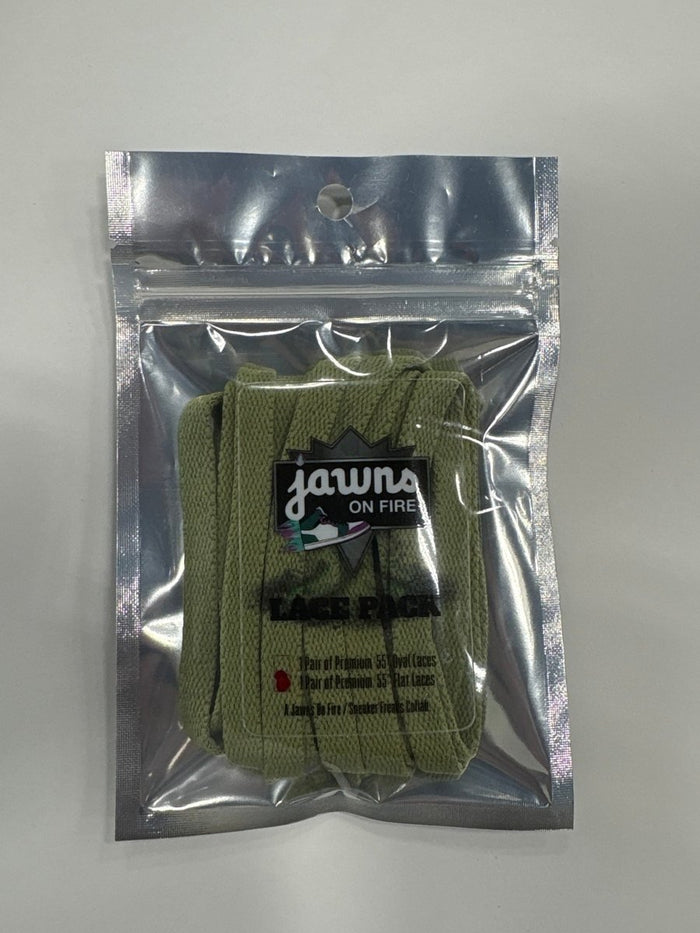 Sneaker Freak Flat Laces - Dirty Martini - Accessory - Jawns on Fire Sneakers & Shoes