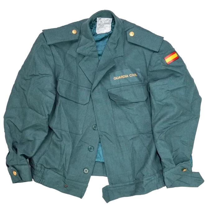 Spanish Civil Guard Uniform Jacket - Medium - Army & Outdoors - Field Jackets