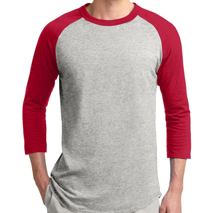 HEATHER GREY / RED