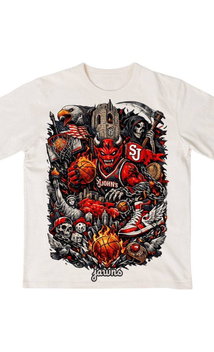 St. John’s Red Storm Godspeed Streetwear Basketball Shirt - T-Shirt - Jawns on Fire Sneakers & Shoes