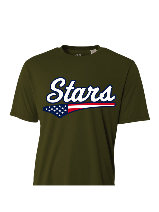 Stars Green/Flag Performance Shirt