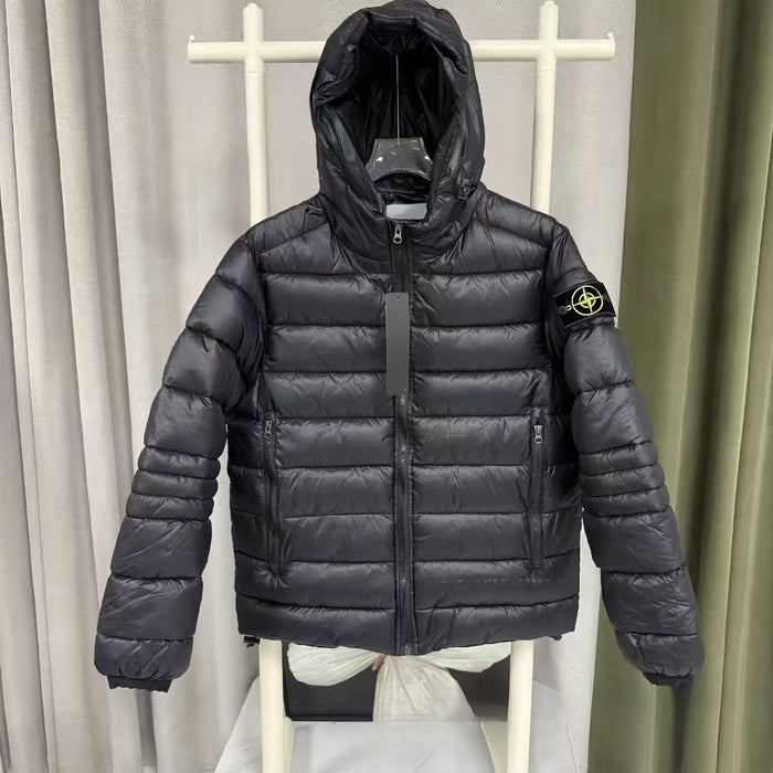 Stone Island Compass Down Jacket Black