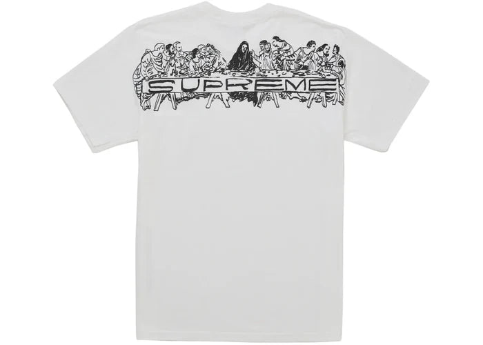 Supreme Supper Tee White - Clothing - Mens - Jawns on Fire Sneakers & Shoes