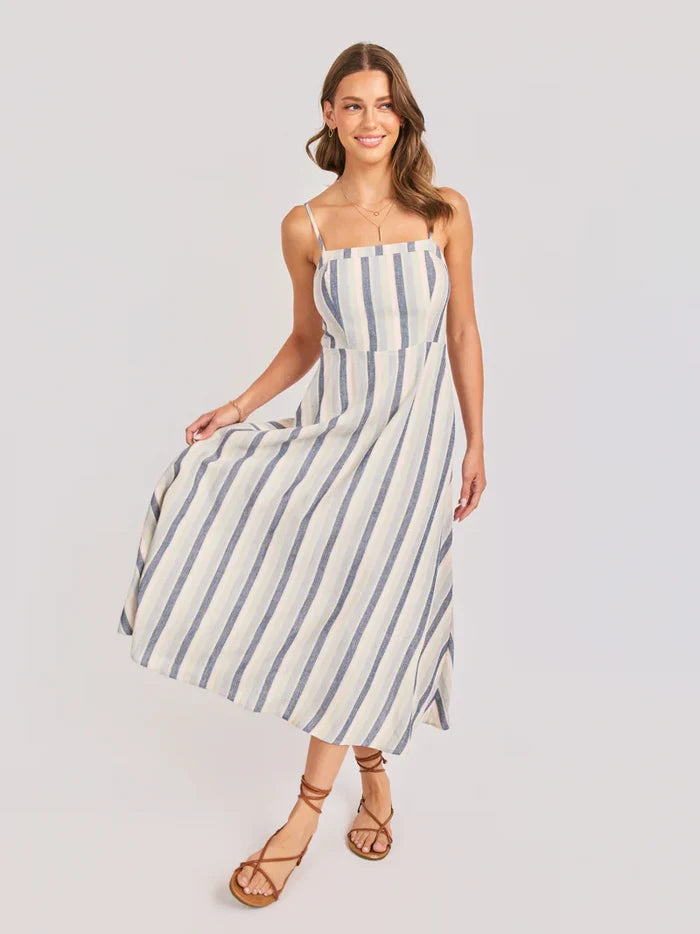 Sweetgrass Stripe Midi Dress