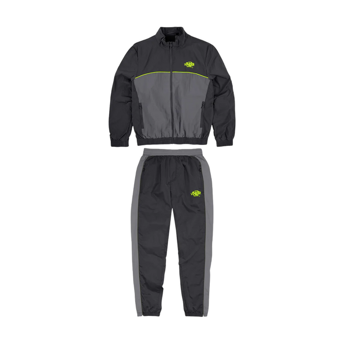 Syna World Shellsuit Black/Grey/Volt