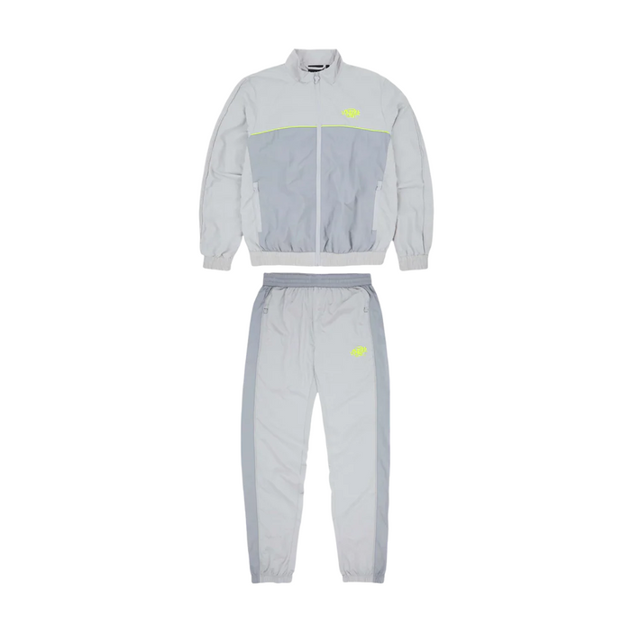 Syna World Shellsuit Light Grey/Volt