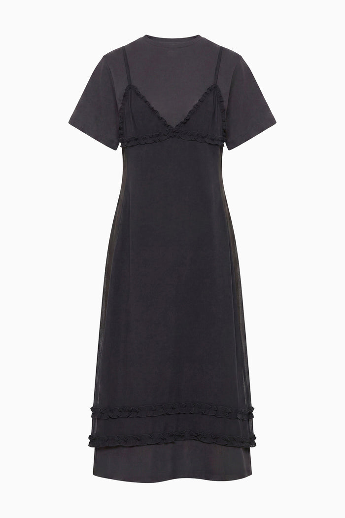 Tallis Cotton Dress - Noir
