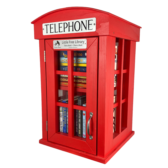 Telephone Booth Little Free Library