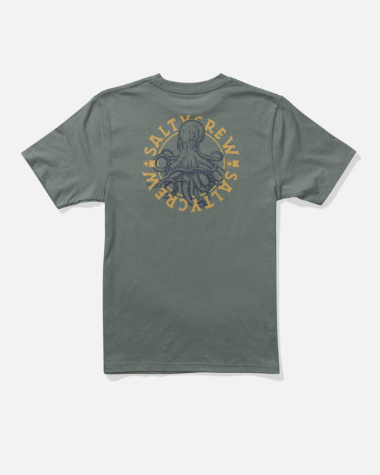 Tentacles  S/S Tee Kids - Laurel Wreath