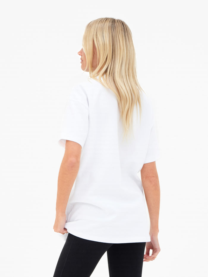 Tessa Oversized T-Shirt - White & Black
