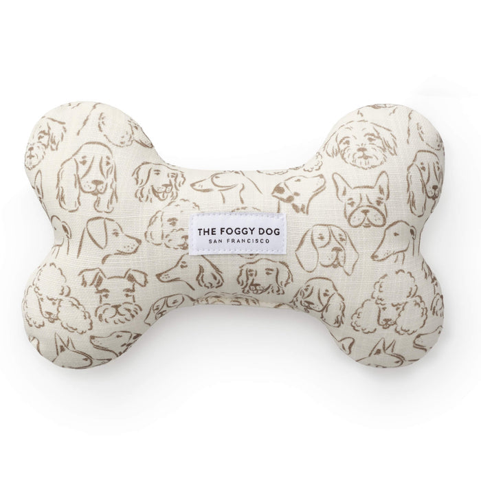 The Foggy Dog x Petite Keep Best in Show Dog Squeaky Toy