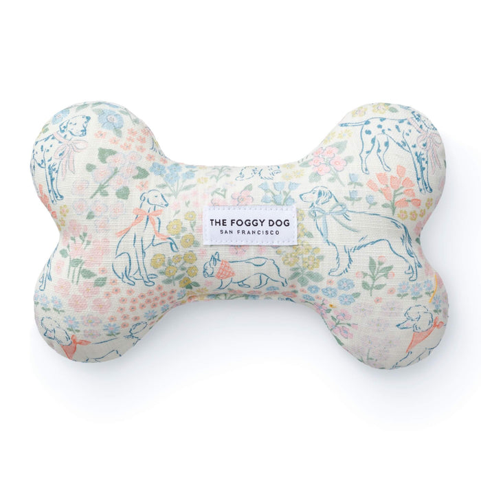 The Foggy Dog x Petite Keep Pretty as a Pup Dog Squeaky Toy