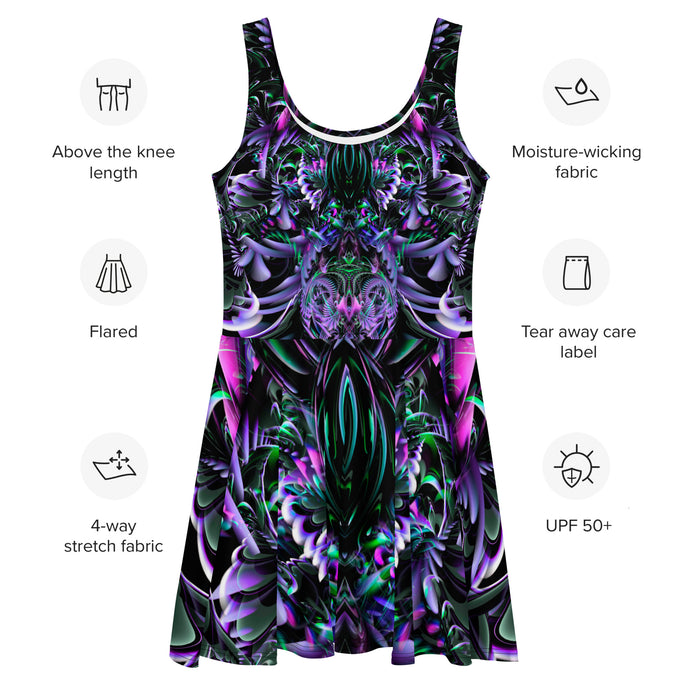 Threshold Consciousness Skater Dress