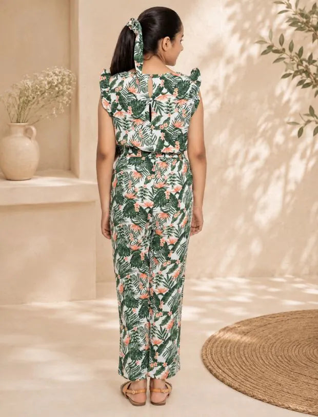 Floral Summer Jumpsuit -Tweeny Mini